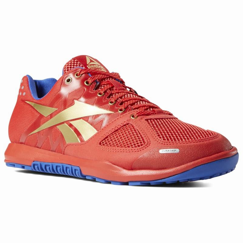 Reebok Crossfit Nano 2.0 Tenisky Panske - Červené/Zlate/Biele QY3940UT